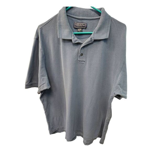 Susquehanna Trail Blue Cotton Polo Size L - Picture 2 of 6